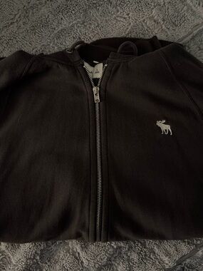 Black Zip-Up Hoodie